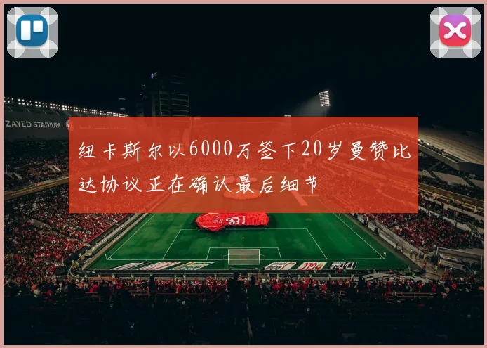 纽卡斯尔以6000万签下20岁曼赞比达协议正在确认最后细节